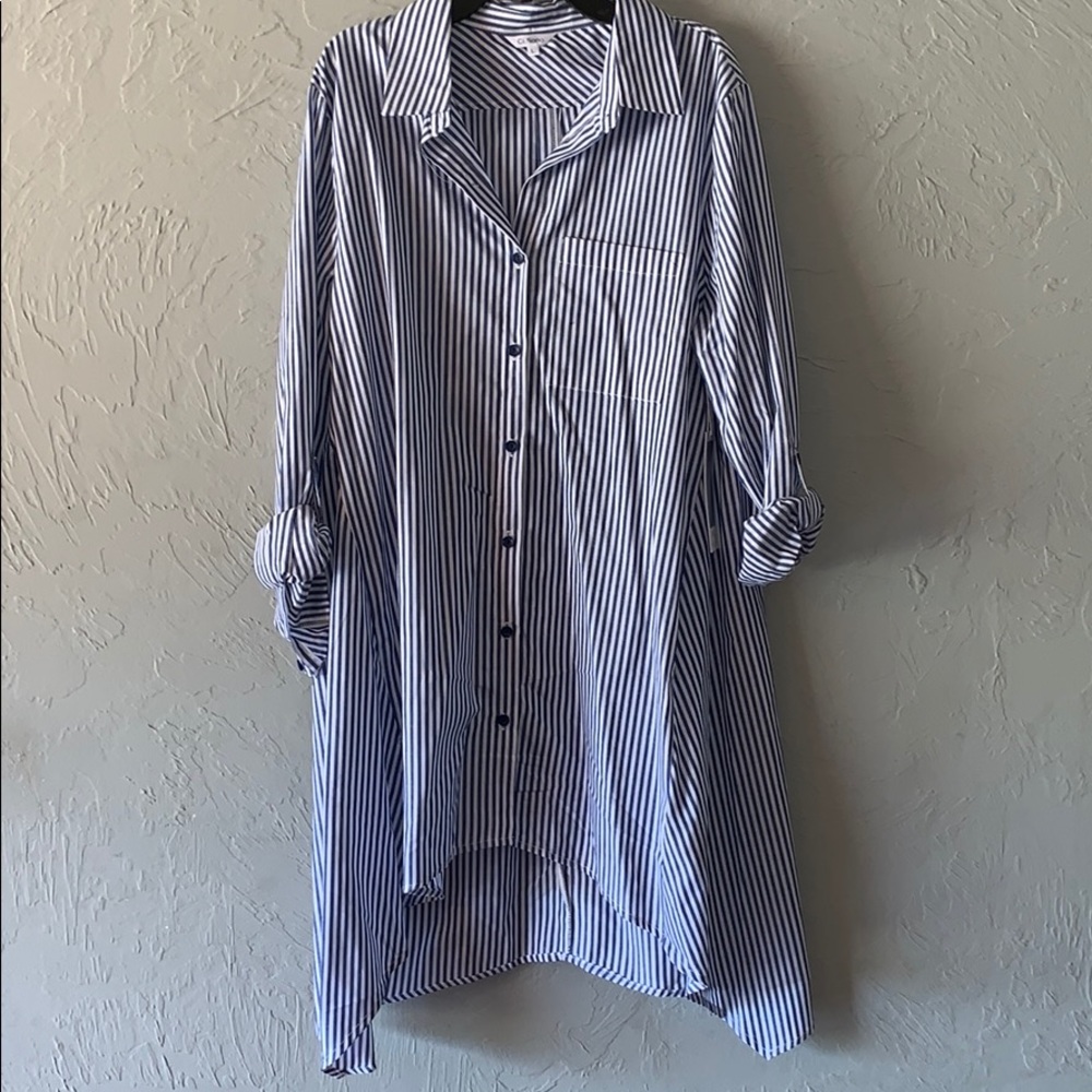Button down shirt dress